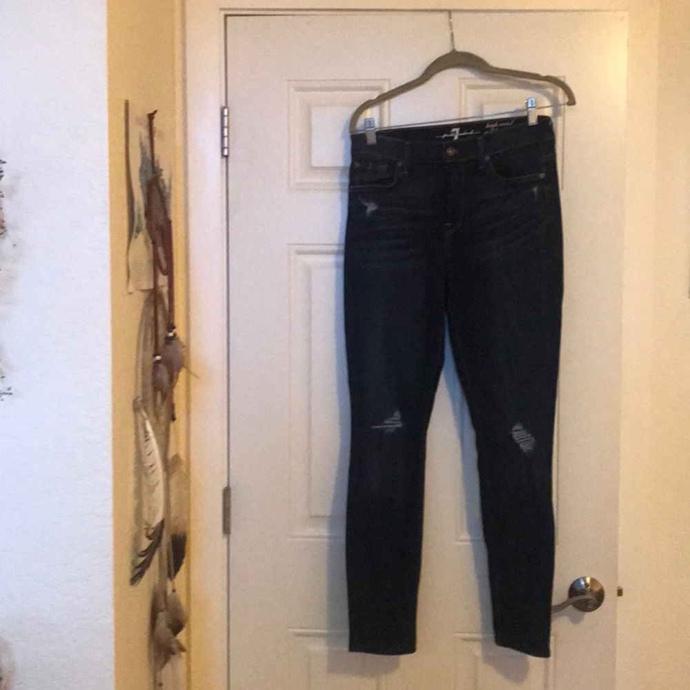 7 for all man high waist jeans